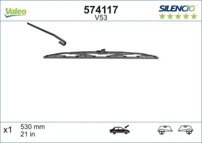 Lamela stergator VALEO 574117
