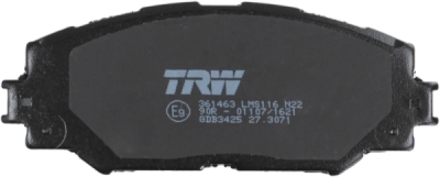 Set placute frana TRW GDB3425