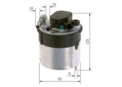 Filtru combustibil BOSCH F 026 402 204