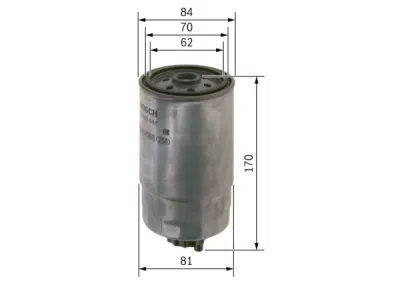 Filtru combustibil BOSCH F 026 402 048