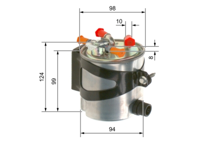 Filtru combustibil BOSCH F 026 402 016