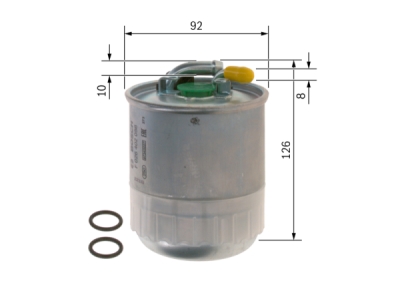 Filtru combustibil BOSCH F 026 402 056