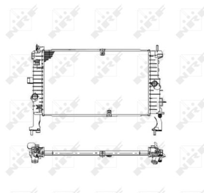 Radiator, racire motor NRF 53475