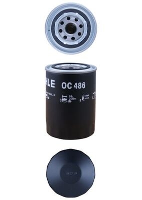 Filtru ulei MAHLE OC 486