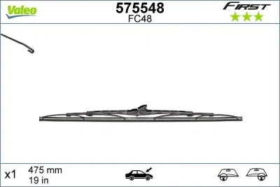 Lamela stergator VALEO 575548