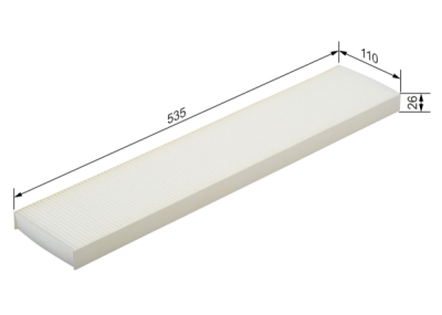 Filtru habitaclu BOSCH 1 987 432 028