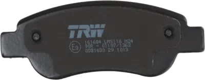 Set placute frana, axa fata TRW GDB1633