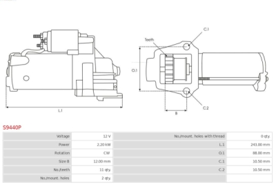 Demaror AS-PL S9440P