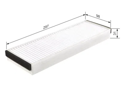 Filtru habitaclu BOSCH 1 987 432 122