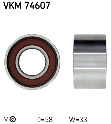 Rola intinzator, curea distributie SKF VKM 74607