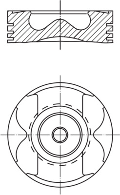 Piston MAHLE 021 PI 00125 000