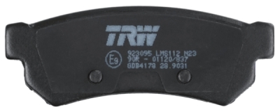 Set placute frana TRW GDB4178