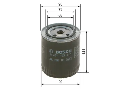 Filtru ulei BOSCH 0 451 103 313