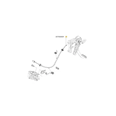 Cablu ambreiaj ORIGINAL RENAULT 307705043R