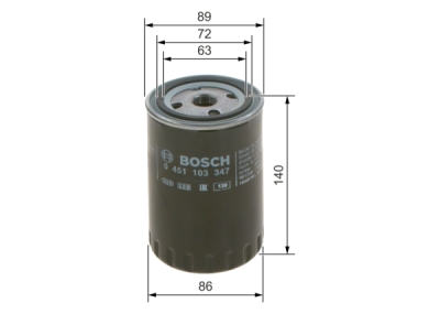 Filtru ulei BOSCH 0 451 103 347