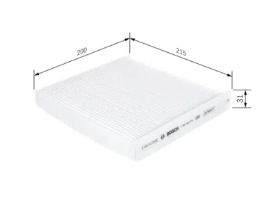 Filtru habitaclu BOSCH 1 987 432 274