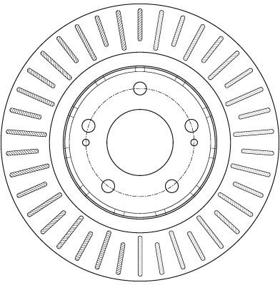 Disc frana TRW DF6174