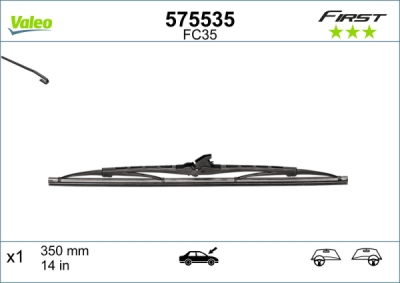 Lamela stergator VALEO 575535