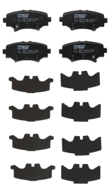 Set placute frana TRW GDB3593