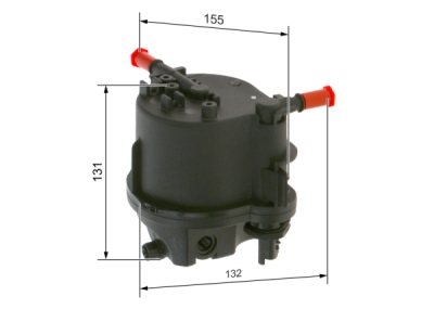Filtru combustibil BOSCH 0 450 906 460