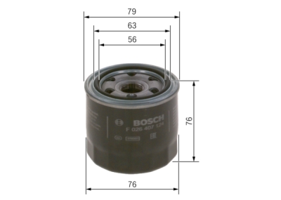 Filtru ulei BOSCH F 026 407 124