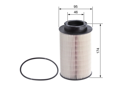 Filtru combustibil BOSCH F 026 402 028
