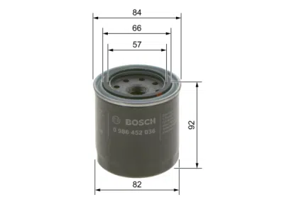 Filtru ulei BOSCH 0 986 452 036
