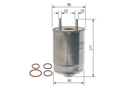 Filtru combustibil BOSCH F 026 402 067