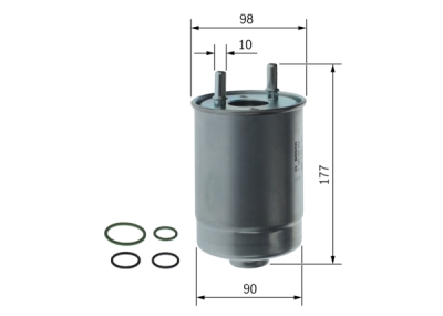 Filtru combustibil BOSCH F 026 402 850