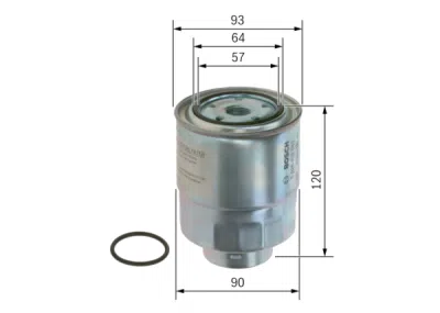 Filtru combustibil BOSCH F 026 402 063