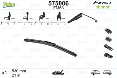Lamela stergator VALEO 575006