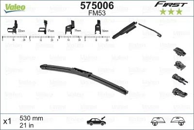 Lamela stergator VALEO 575006
