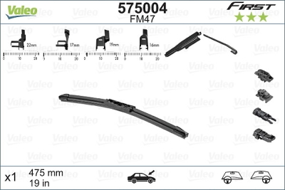 Lamela stergator VALEO 575004