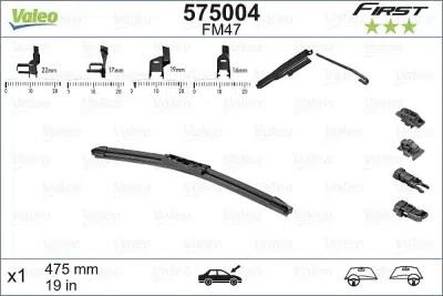 Lamela stergator VALEO 575004