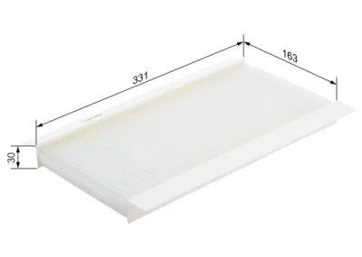 Filtru habitaclu BOSCH 1 987 432 076