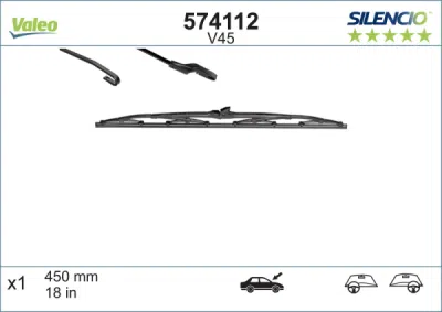 Lamela stergator VALEO 574112