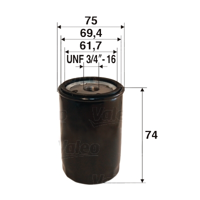 Filtru ulei VALEO 586077