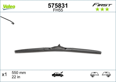 Lamela stergator VALEO 575831