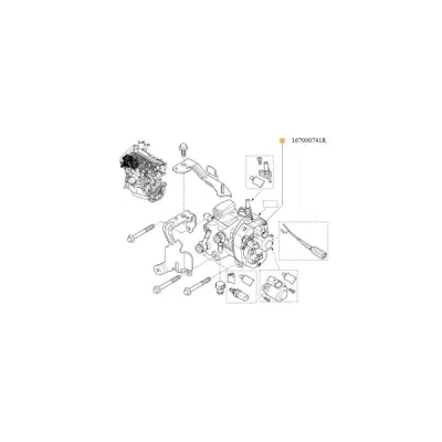 Pompa de inalta presiune ORIGINAL RENAULT 167000741R