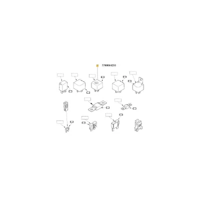 Releu, curent alimentare ORIGINAL RENAULT 7700844253