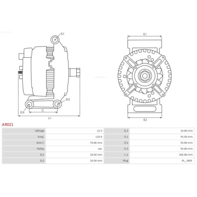 Generator / Alternator AS-PL A9021