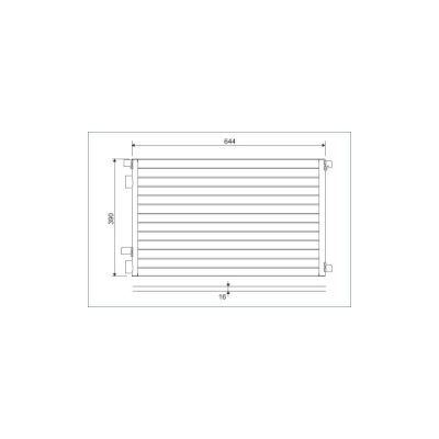 Condensator, climatizare VALEO 817608