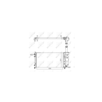 Radiator, racire motor NRF 53601A