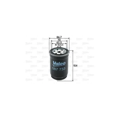 Filtru combustibil VALEO 587733