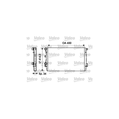Radiator, racire motor VALEO 732872