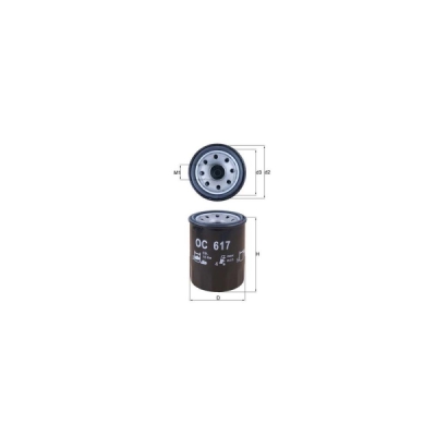 Filtru ulei MAHLE OC 617
