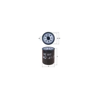 Filtru ulei MAHLE OC 617