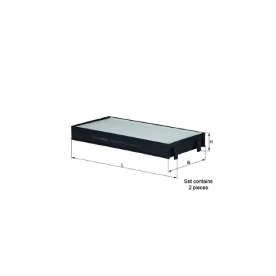 Filtru aer habitaclu / polen MAHLE LA 221/S