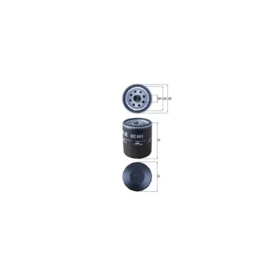 Filtru ulei MAHLE OC 983