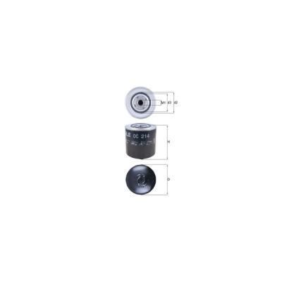 Filtru ulei MAHLE OC 214